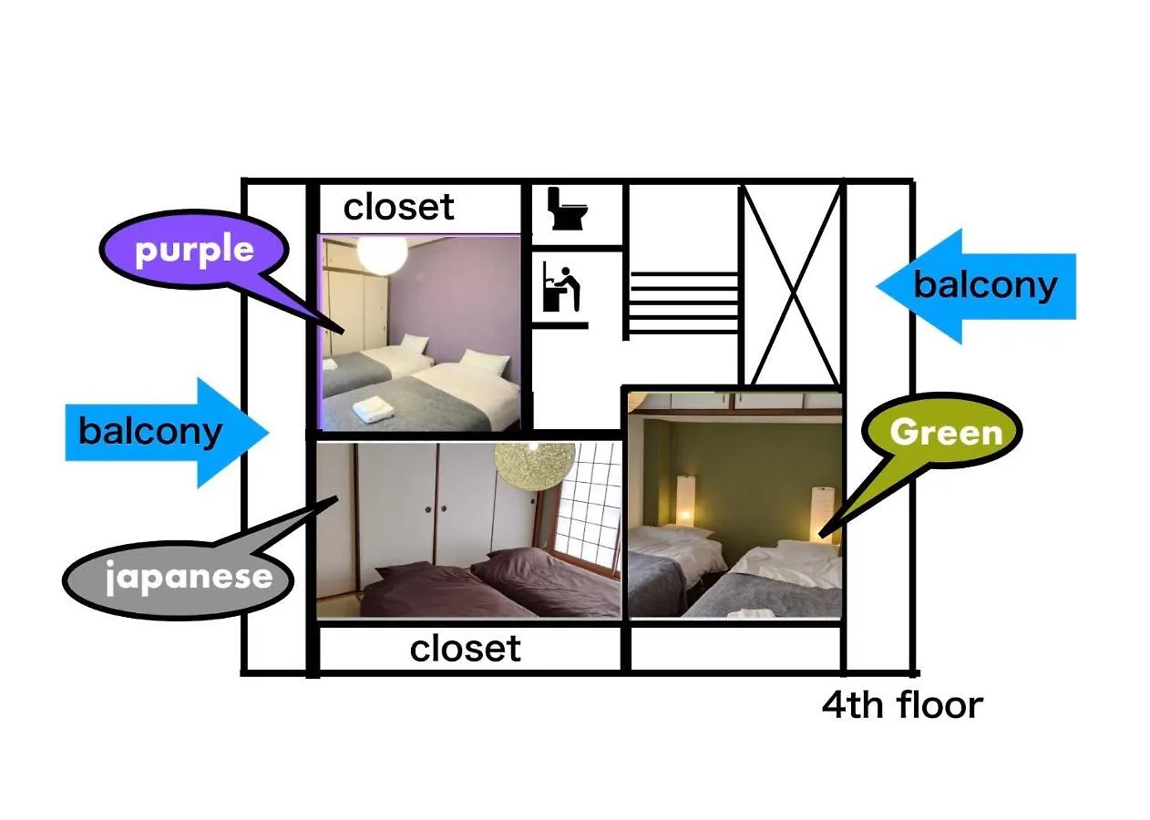 Roundabout Osaka Apartment Japan